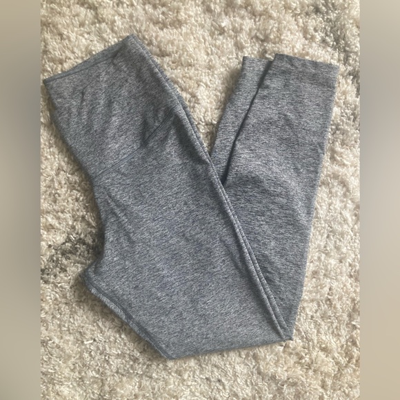 Nike Dri-Fit Women's Heather Gray Leggings M - Picture 1 of 7